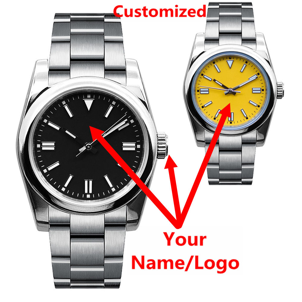 Luxury Watch News - Orologio da uomo con logo personalizzato,