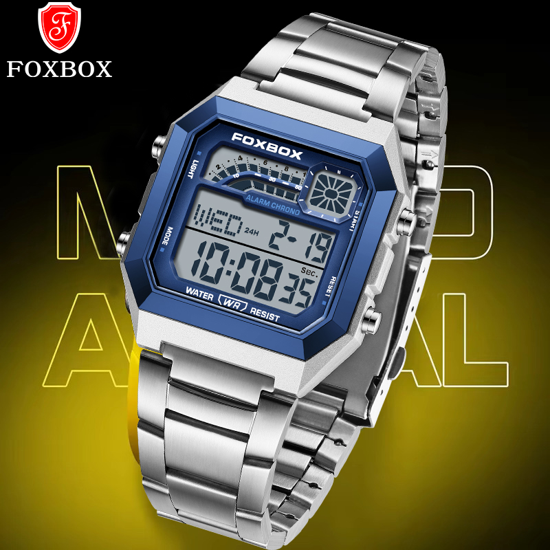 Luxury Watch For Men - FOXBOX Orologio Digitale di Lusso da