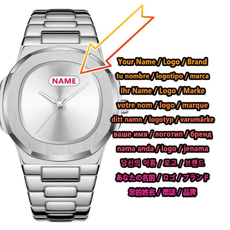 Luxury Watch Brands Logo - Orologio da Polso da Uomo Personalizzato