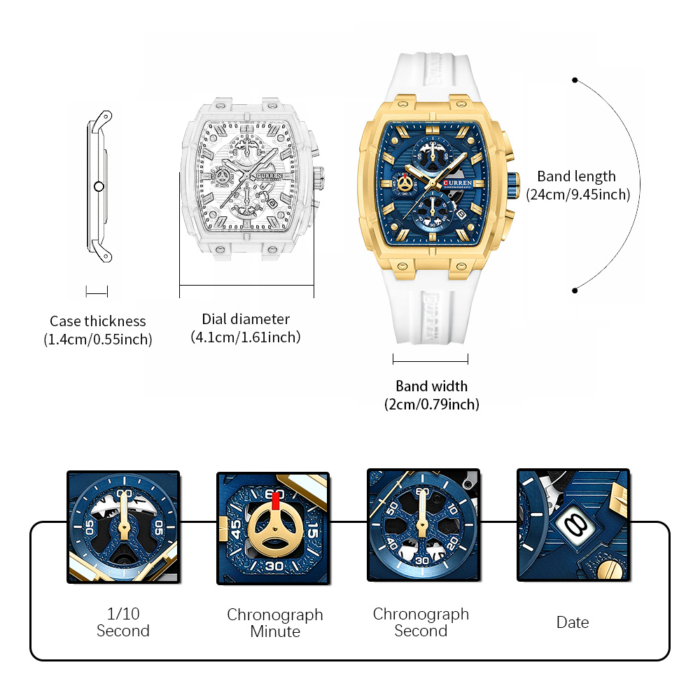 CURREN Orologio vintage di lus - Luxury Watch For Men recensione e prezzo
