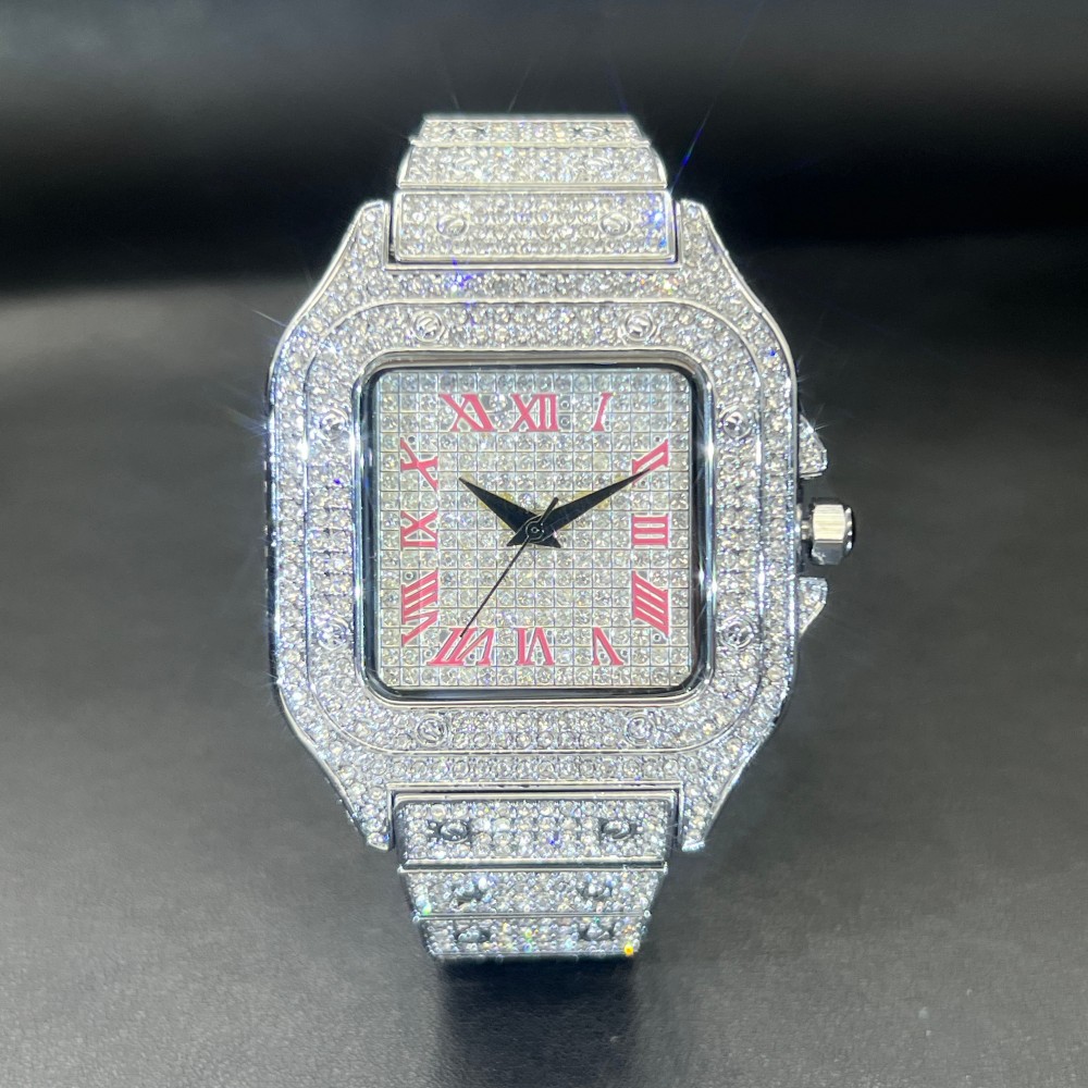MISSFOX Iced Out Orologio da u - Luxury Watch Face recensione e prezzo