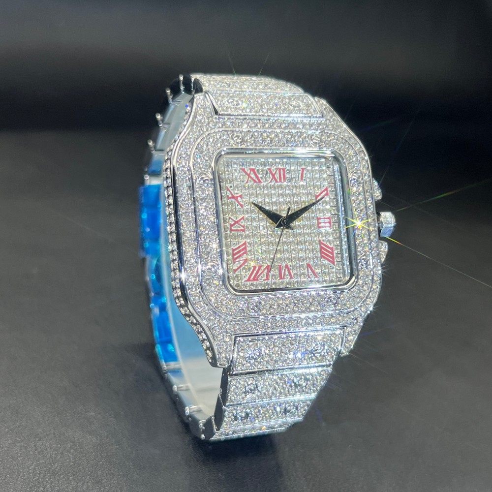 MISSFOX Iced Out Orologio da u - Luxury Watch Face recensione e prezzo