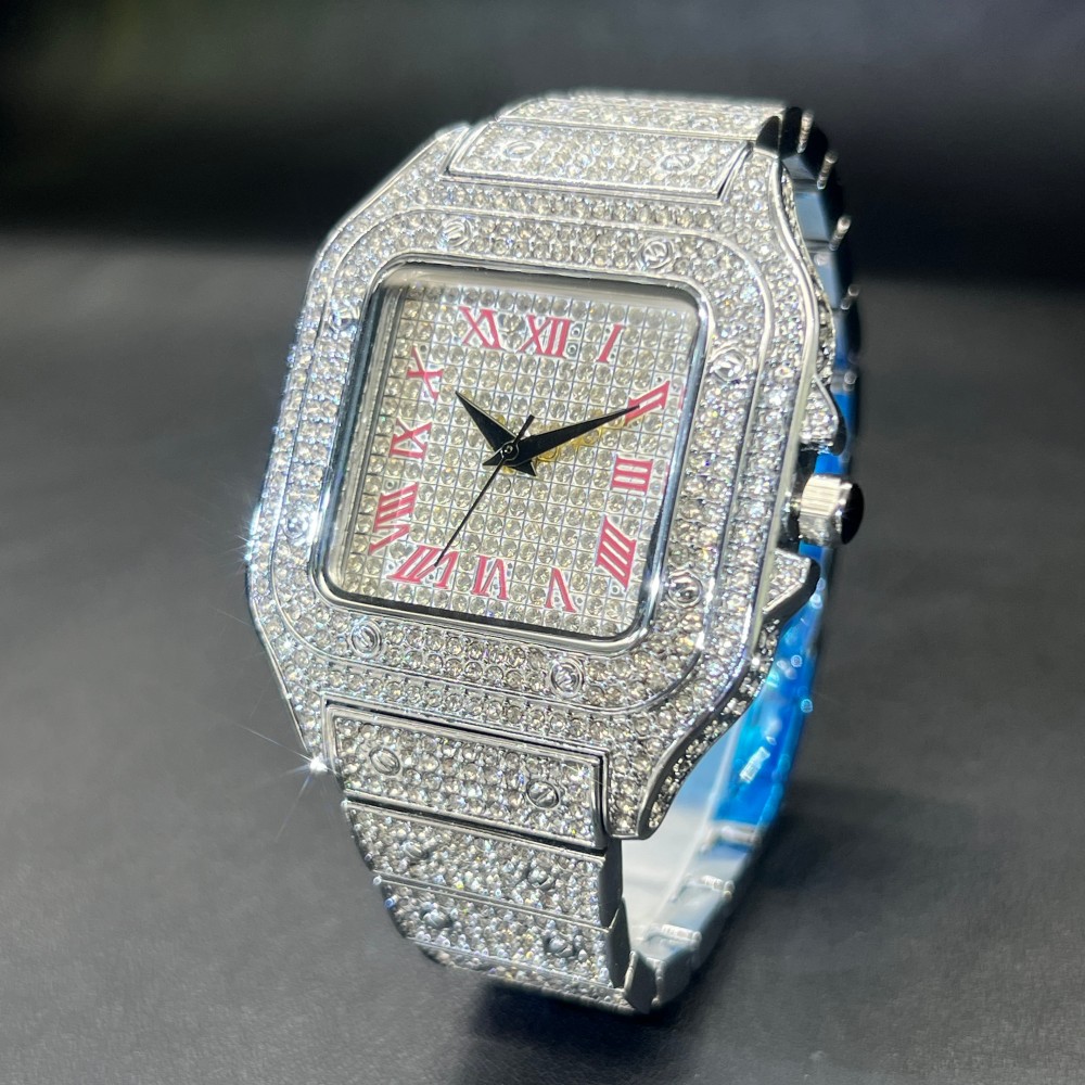 MISSFOX Iced Out Orologio da u - Luxury Watch Face recensione e prezzo