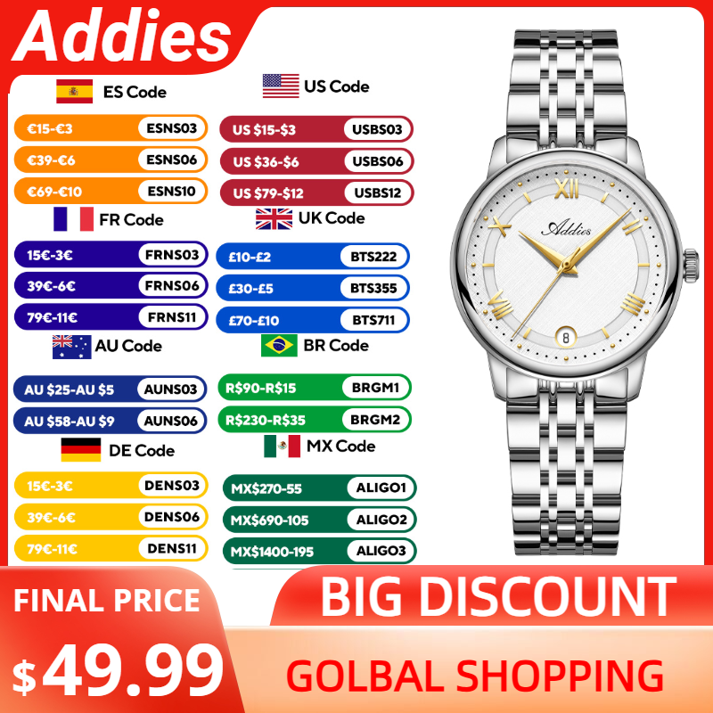 Addies Nuovi orologi da donna  - Luxury Watch recensione e prezzo