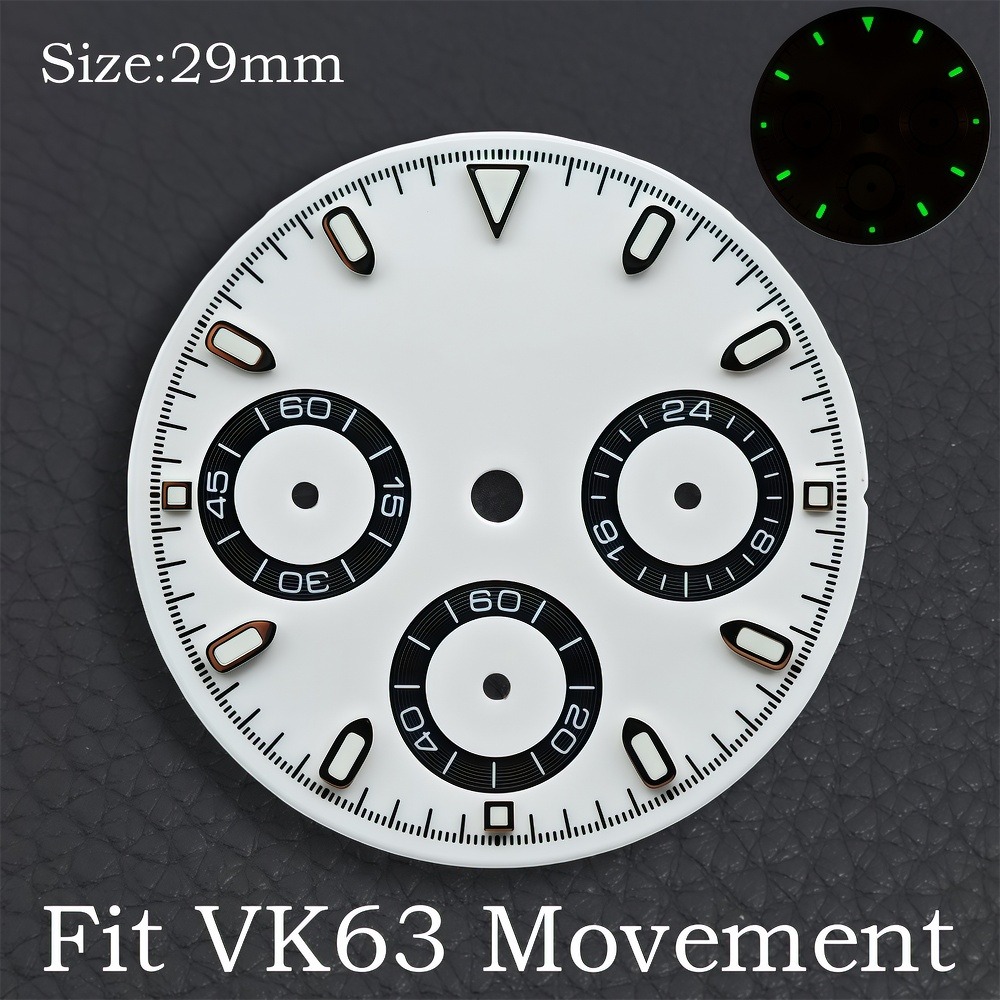 Lancette per Orologio VK63 da  - Luxury Watch With Green Dial recensione e prezzo