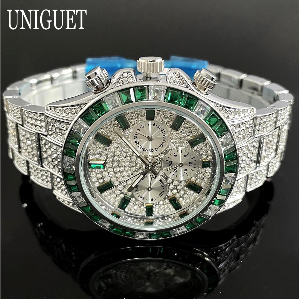 Moda calda verde orologi da uo - Luxury Watch Green Dial recensione e prezzo