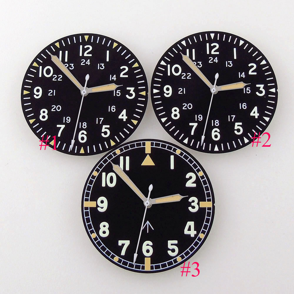 Quadrante nero da 33,5 mm adat - Luxury Watch Face recensione e prezzo
